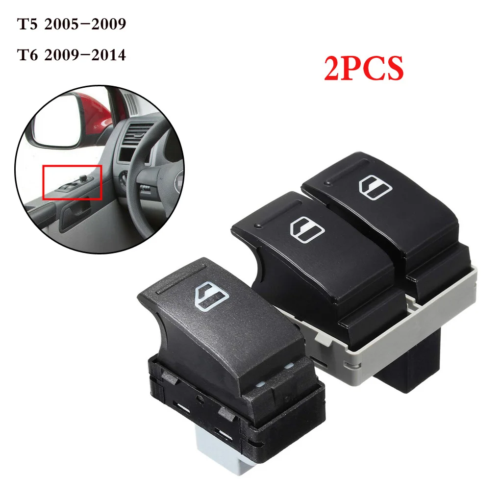 2Pcs Passenger &ampDriver Side Electric Window Switch Button Replacement For Transporter T5 T6 | Автомобили и мотоциклы