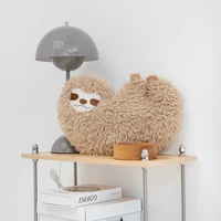 2022 cartoon cushion decorative pillow cozy comfort jungle animal cute sloth room bedding sofa coussin chair cushion cojines