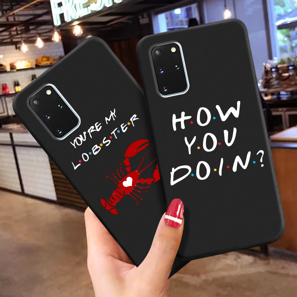 

PUNQZY Coffee Friends TV Show Customer High Quality Phone Case For Samsung Galaxy A50 A70 A71 A51 S21 A72 A52 S11 Matte Plain