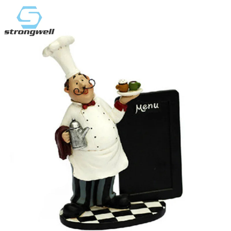 Доска для сообщений Strongwell шеф повара украшение из смолы западный ресторан кухня