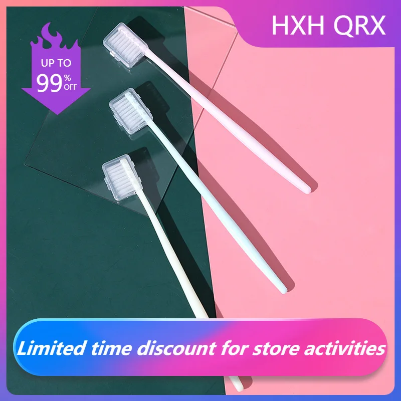 

4PCS/Pack Japanese Style Toothbrush Set Soft Bristle Charcoal Teeth Whitening Toothbrushes Soft Dental Oral Care