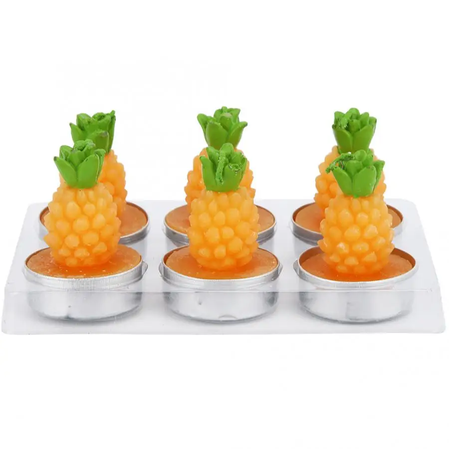 6 шт. ароматические свечи декоративные светильник Чи для дня рождения свадебное