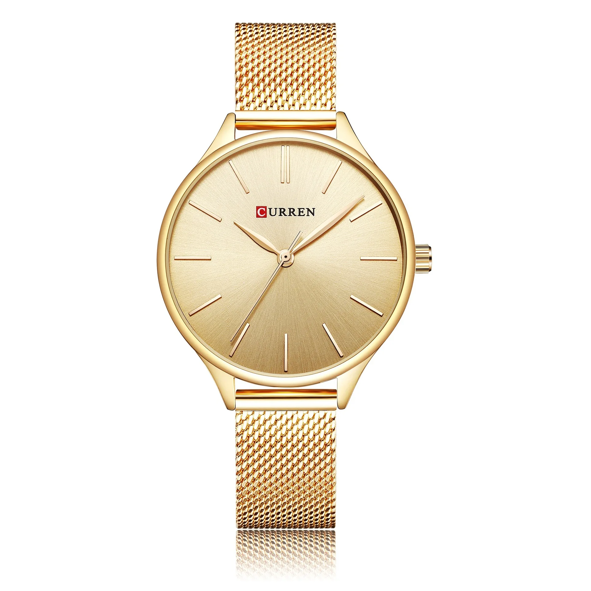 Casual Women Quartz Watch Fashion Dress Brand Ladies Bracelet Rose Gold Mesh Strap Wrist Clock Relogio Feminino | Наручные часы