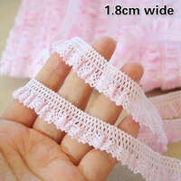 1 8cm wide spandex cotton stretch woven lace ribbon handmade diy childrens dress skirt cuff neckline decorative material