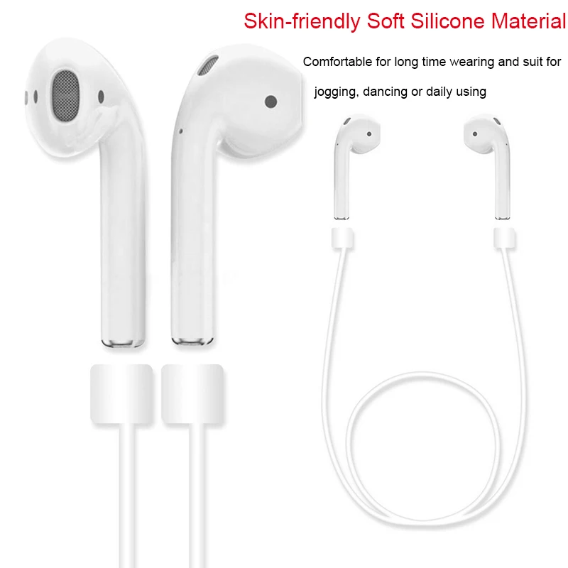 Vococal антипотерянный силиконовый ремешок петля кабель Шнур Веревка для Apple Airpods Air