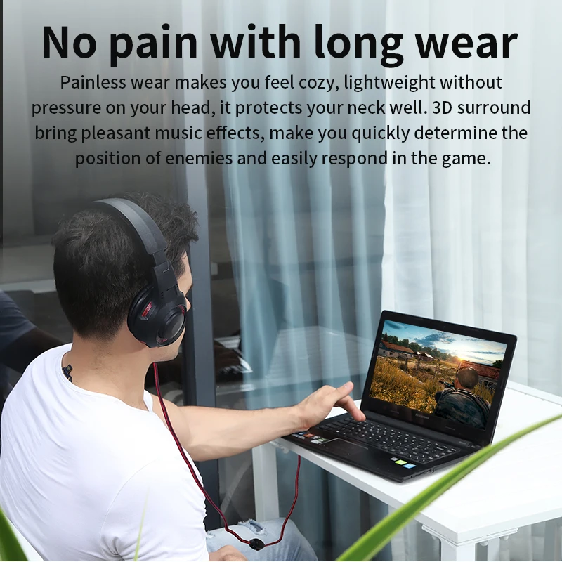 bluedio d5 gaming headphone computer headset usb 3 5mm wired headphone on ear headphone with mic led light for gamer pc laptop free global shipping