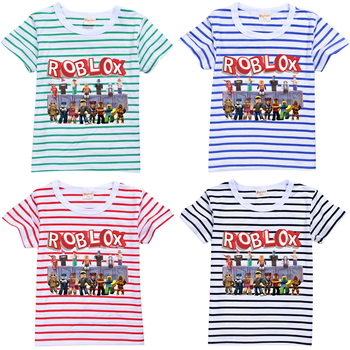 

Robloxing Kids Boys Girls T-Shirt Cartoon Costume Children Clothing Kids Clothes Gifts Summer Tops 2021 Tshirt Short Casual 2021