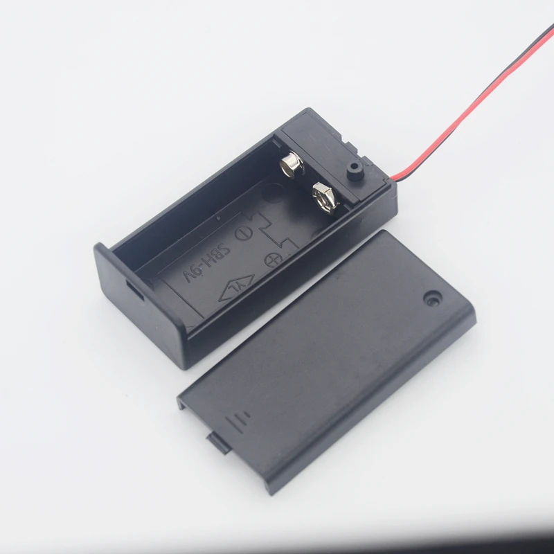 MasterFire 500 шт./лот высокое качество 1X9 V 6F22 чехол для хранения батареи пластиковая