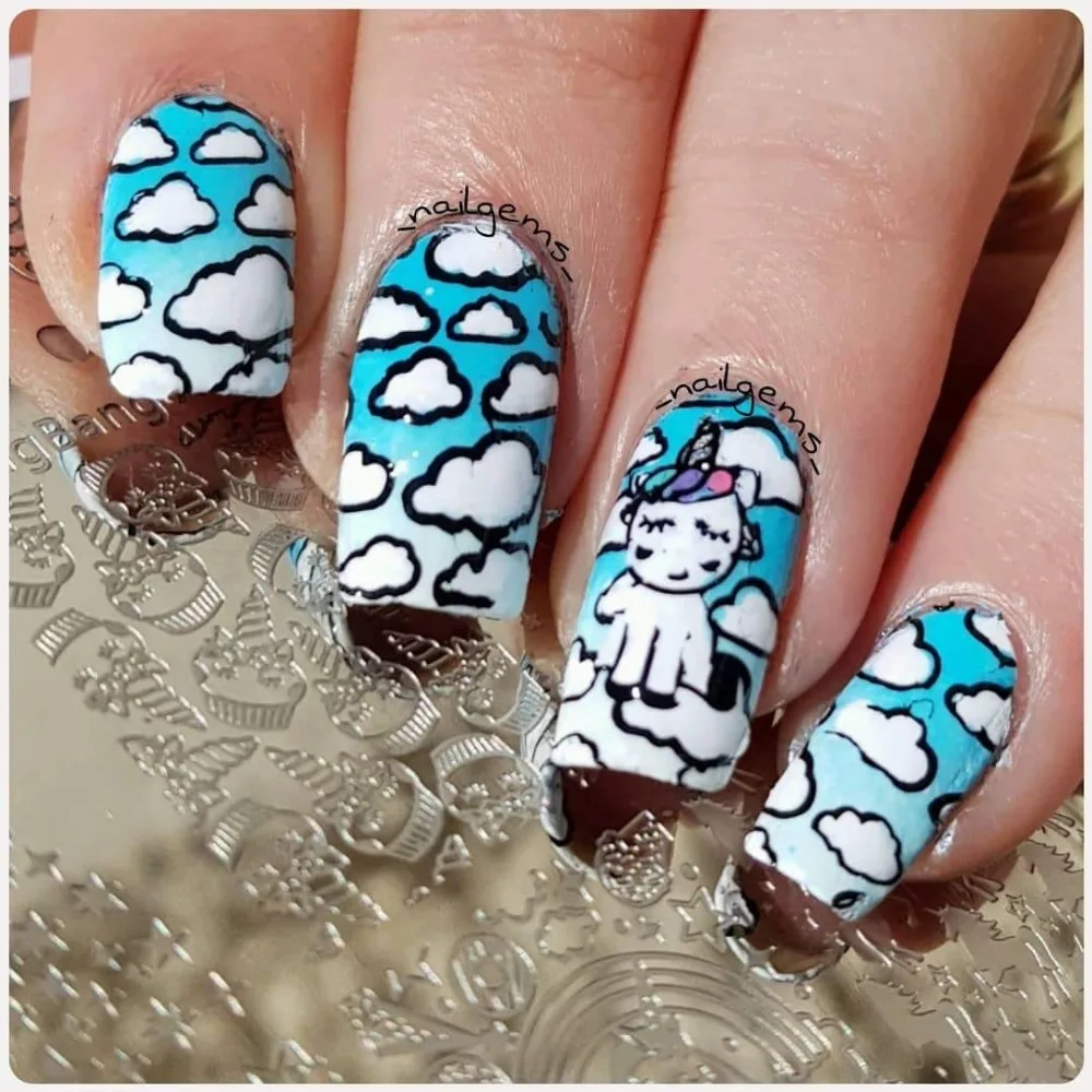 BeautyBigBang набор штамповочных пластин 8 шт. для дизайна ногтей 6*12 см прямоугольная винтажная нержавеющая сталь летний цветочный набор шаблонов для ногтей с сумкой