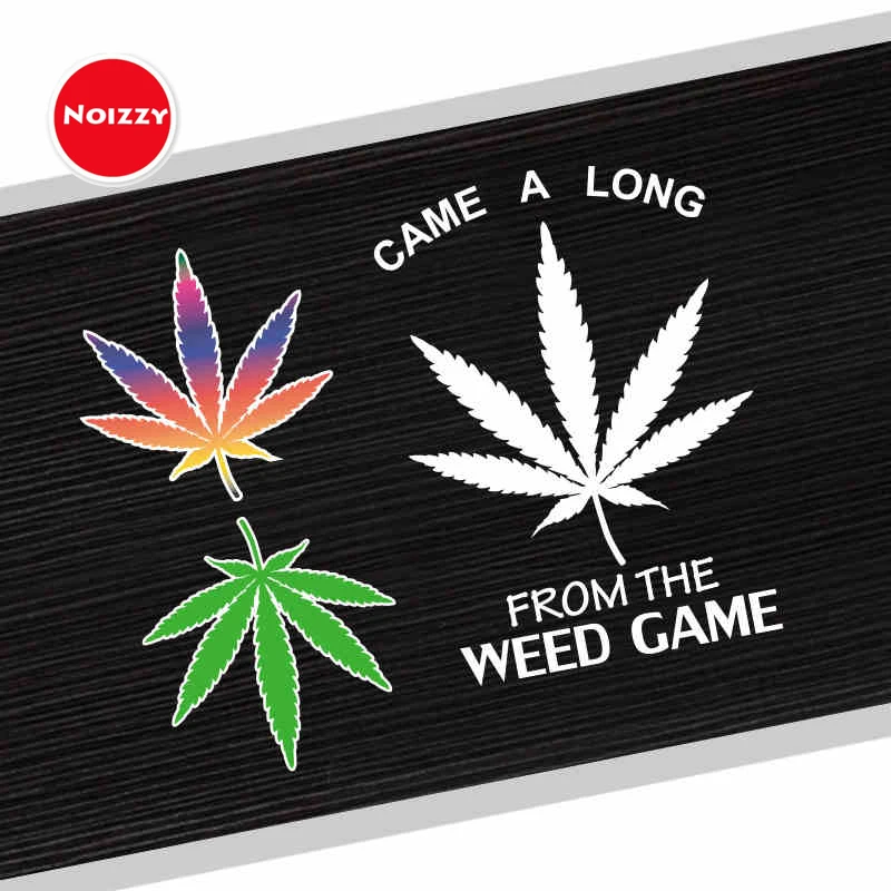 Виниловая Автомобильная наклейка Noizzy Hemp Fimble Leaf Ho светоотражающая декорация для