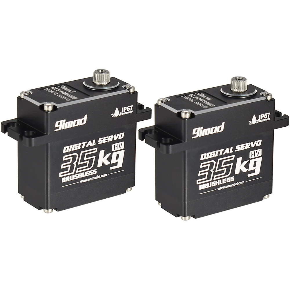 9imod Servo resistente al agua BLS-HV35MG 35KG engranaje de Metal HV Servo Digital sin escobillas para RC coche barco Robot DIY-4