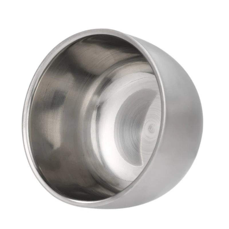 

Men Shaving Stainless Steel Soap Bowl + Stand Holder Razor Shelf Storage Rack Bathroom Amenities Accessories Tool