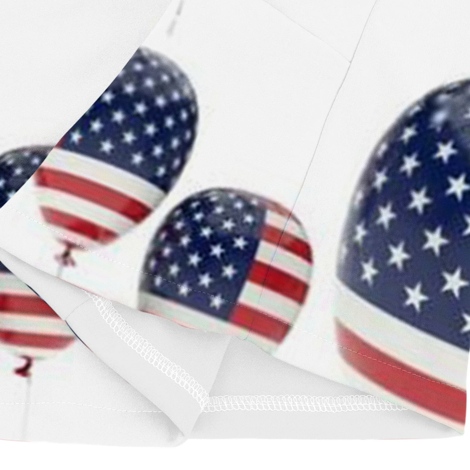 

Independece Day Printed Nurese Uniform Short Sleeve Tops Women O-Neck Pocket Care Worker Outfits Healthcare Clinic T-Shirt