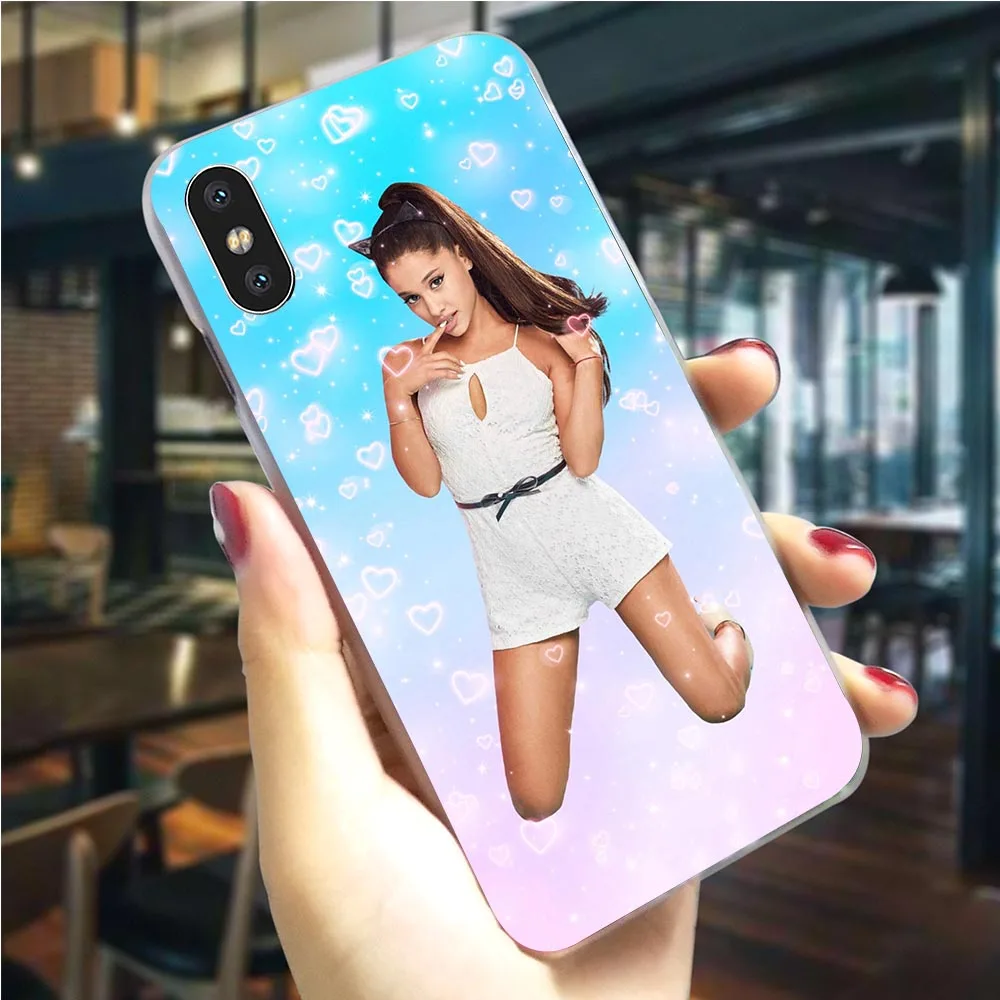 K2522009 Чехол для телефона с рисунком Ariana Grande чехол для iPhone 6 5 5S SE 6 S/6 6S Plus 7 8/7 8 Plus X XS XR Xs Max, Жесткий Чехол - Цвет: K2522009
