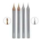 Концевая фреза для гравировки, R0.1, R0.15, R0.2, R0.25, R0.3, R0.35, R0.4, 0,1 мм, 0,2 мм, 0,3 мм, 0,4 мм, 0,5 мм, 0,6 мм, 0,7 мм