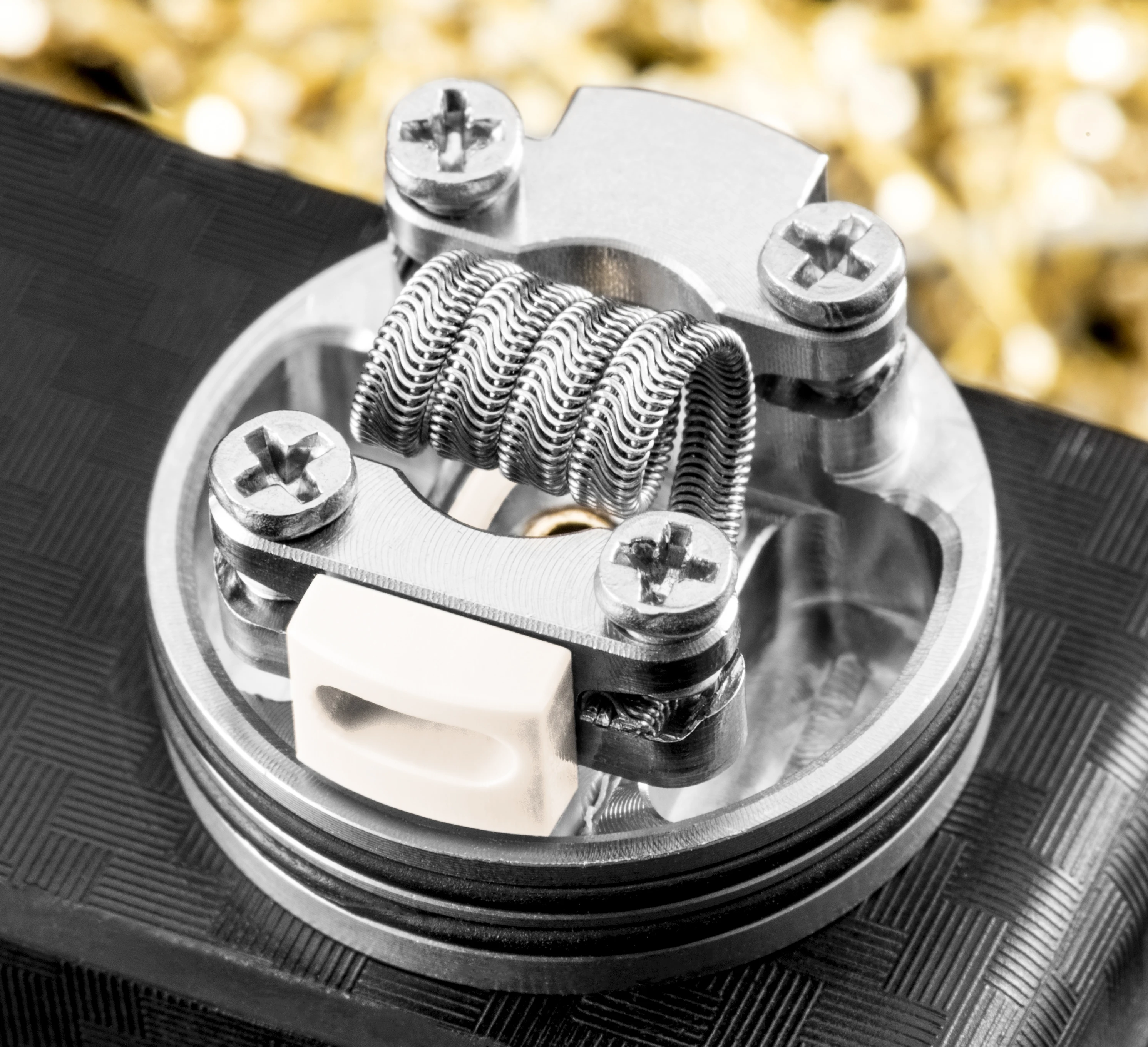 Распродажа! Wotofo Nudge RDA 22 мм Vape атомайзер для электронных сигарет 510 Pin с двойным Плавленым Clapton N80 готовые катушки