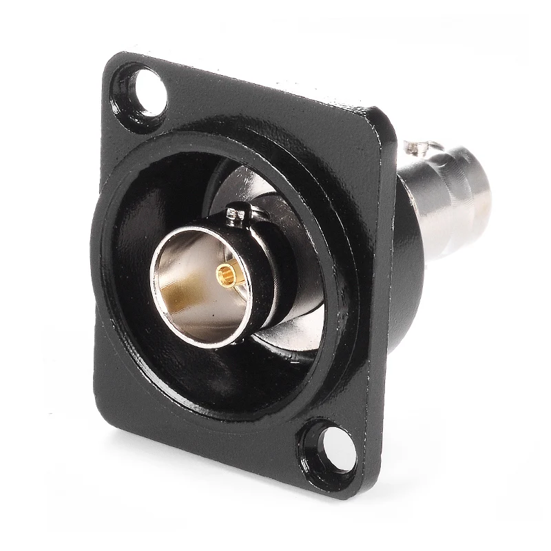 AVSSZ D-типа 75 ом ВНС SD SDI Видео Коаксиальные Разъемы Двухстороннее Соединение Q9 86 Панельное Крепление Припаянная Женская Розетка.