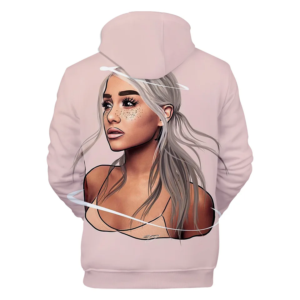Милые Удобные толстовки Ariana Grande 3D для женщин/мужчин СПАСИБО следующая певица Ариана Гранде 3D Harajuku девушка толстовки