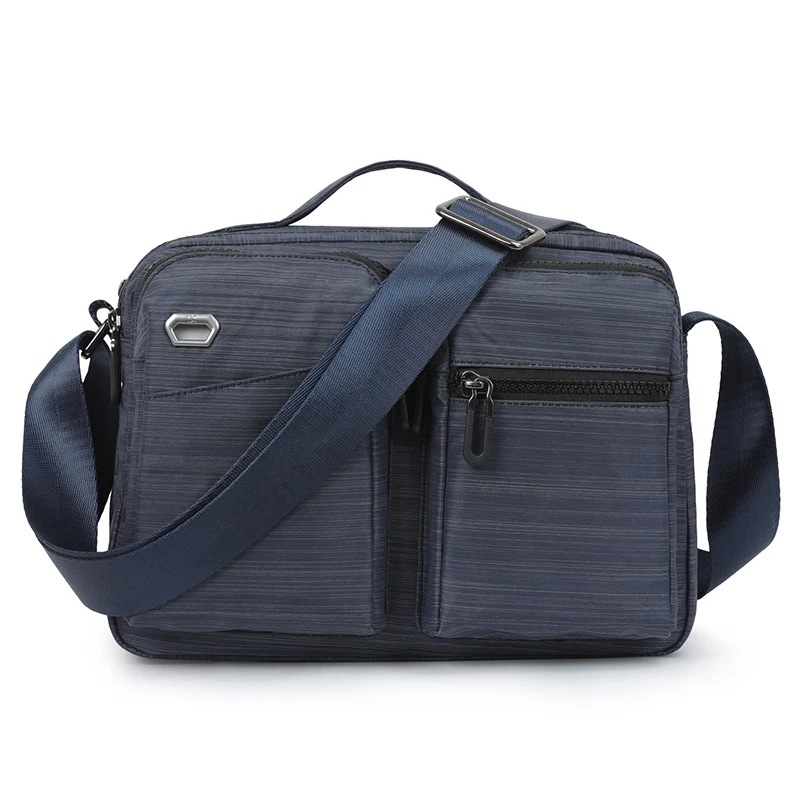 

Men Business Messenger Bags Multifunction Small Flap Travel Pockets Waterproof Style Daily Carry Shoulder Crossbody Pack