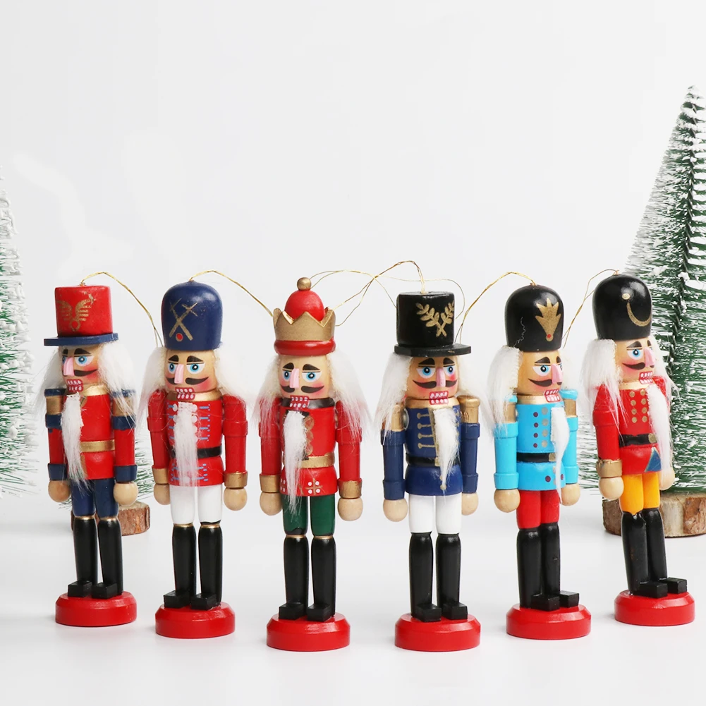 Деревянная марионетка гайковерт новогодние настольные рождественские