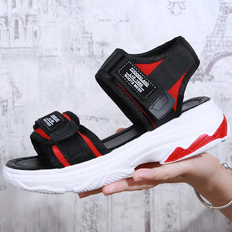 CPI/женские босоножки коллекция 2019 года сезон лето кроссовки на толстой подошве с