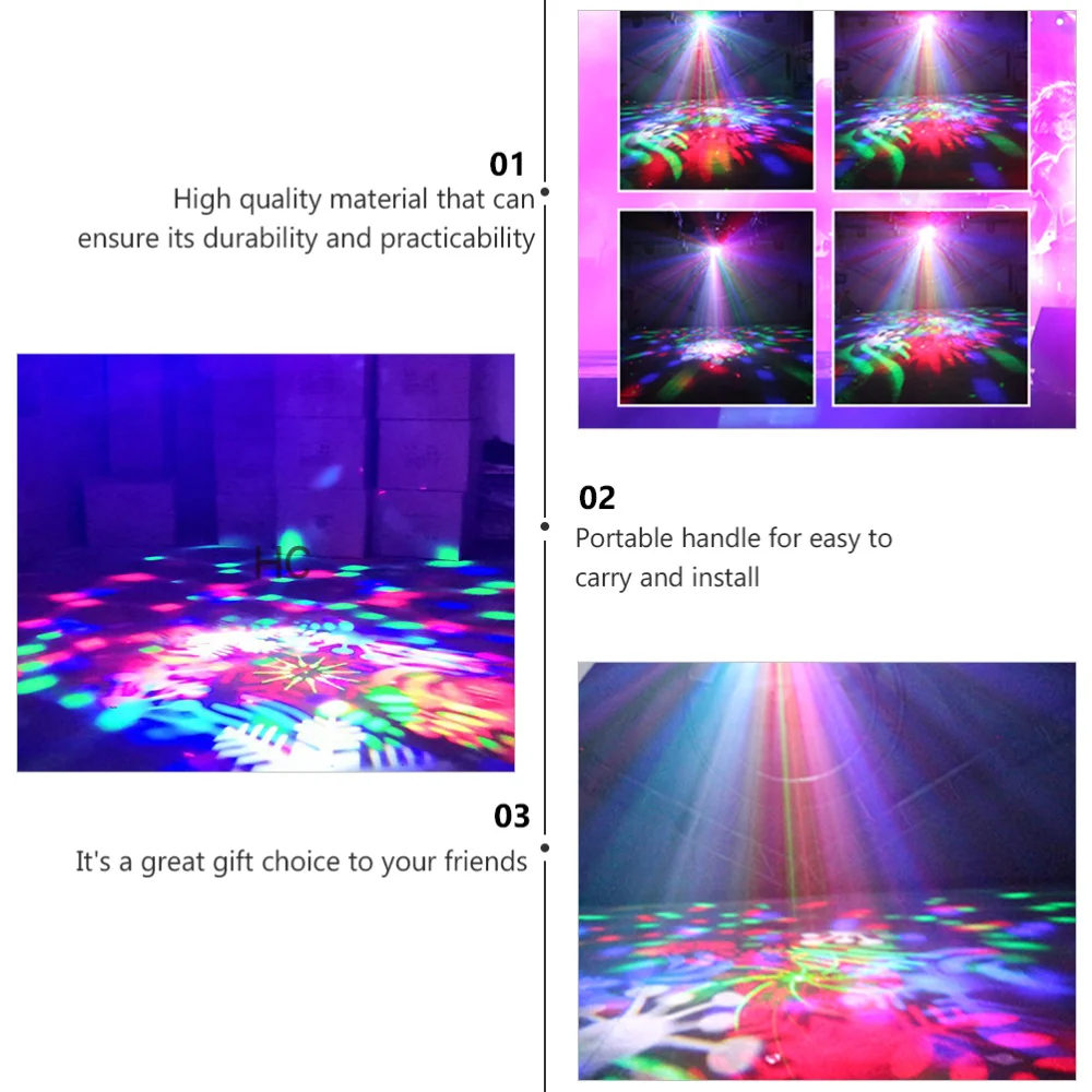 

1pc Flash Stage Lights Colorful Lights Bar Lights Atmosphere Lamp 60W Plug