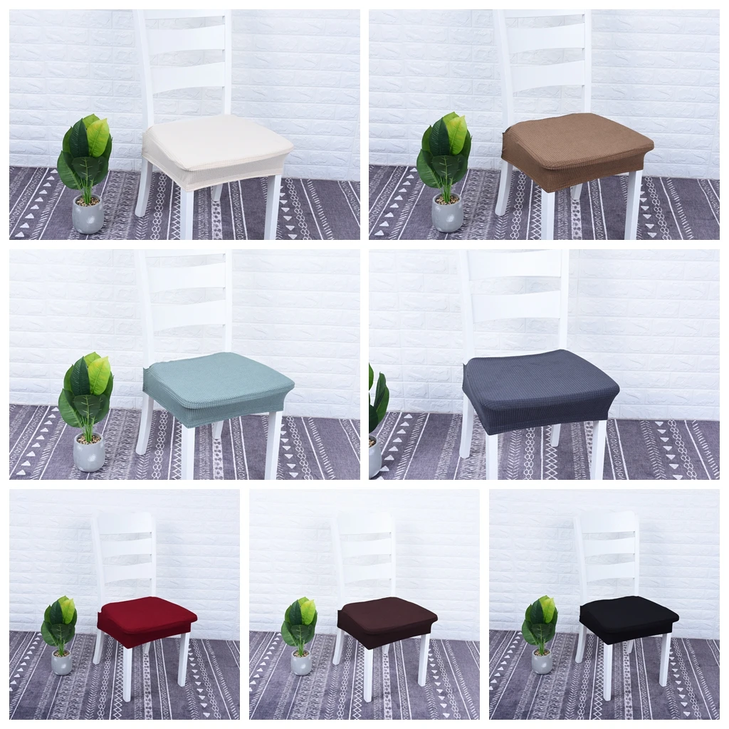 

Водонепроницаемый и растягивающийся чехол на стул, квадратный круглый чехол для сиденья, подходит для сидений размером 15,7-20 дюймов