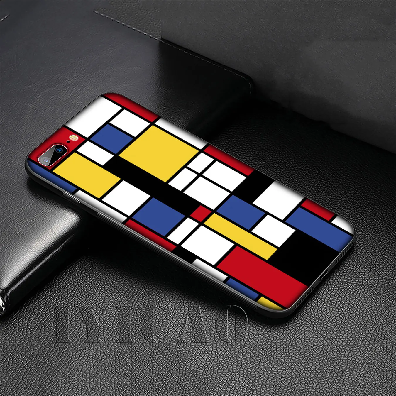 IYICAO Mondrian grid Мягкий силиконовый чехол для Huawei P30 P20 Pro P10 P9 Lite Mini 2017 2016 P Smart Z Plus 2019 |