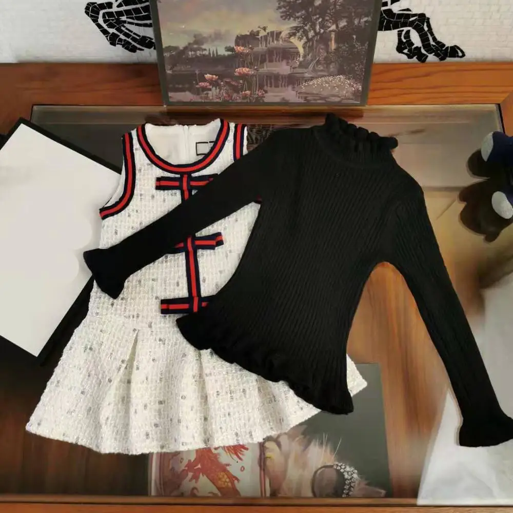 Girls Dress Winter Elegant Warm Party Birthday Kids Clothing Luxury Brand Bow Princess Toddler Baby | Детская одежда и обувь