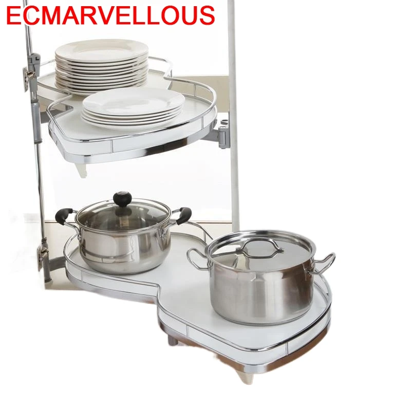 

Rangement Cuisine Almacenaje Armario Platos Dish Drainer Stainless Steel Hanging Cozinha Rack Kitchen Cabinet Storage Basket