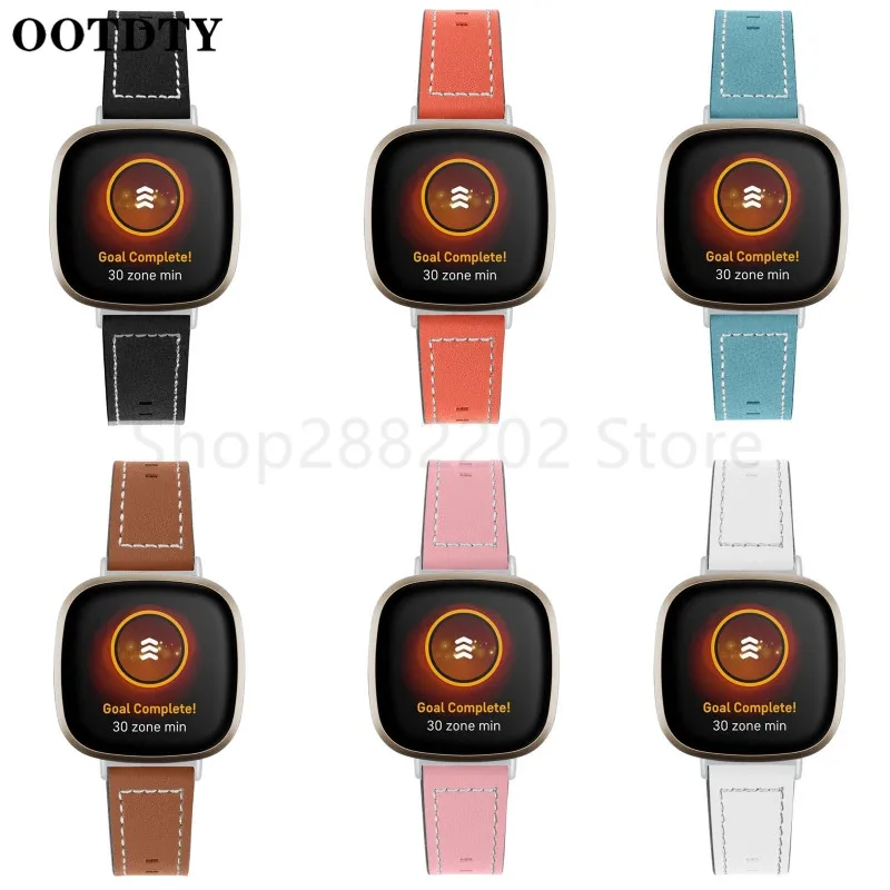 

Сменный ремешок из искусственной кожи на запястье, спортивный ремешок, ремешок для часов Fitbit Versa 3 Sense, аксессуары для часов