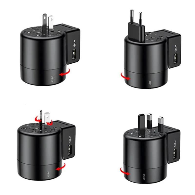 Дорожный адаптер Torlinse международный универсальный питания все в одном с USB