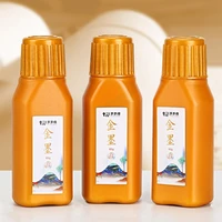 pearlescent golden calligraphy ink professional fine arts painting crafts painting golden highlight metallic pigment gold paint