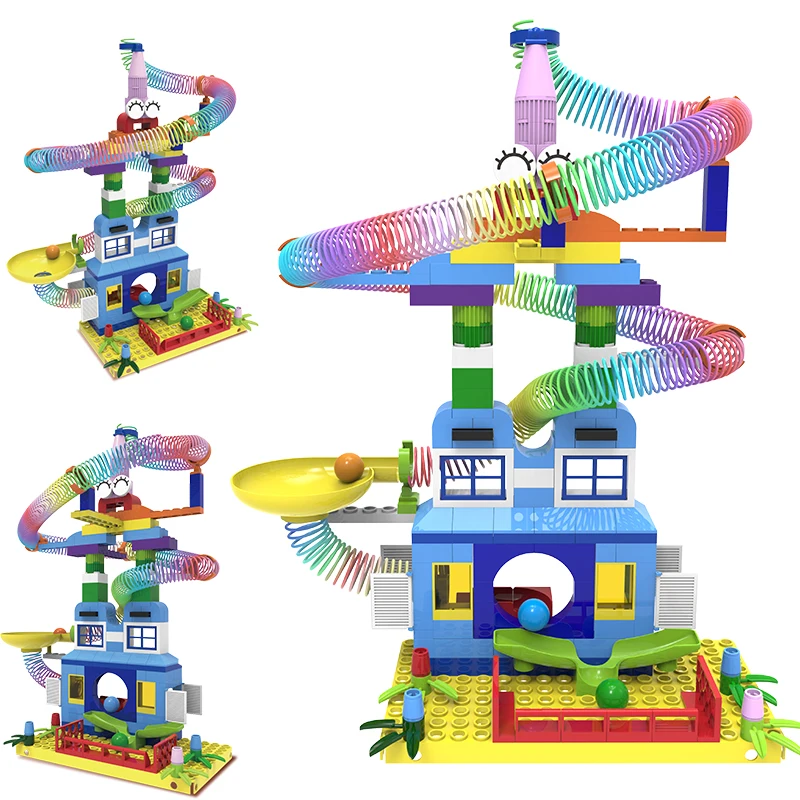 Строительные блоки Marble Racing Run Ball строительные опорная пластина сделай сам