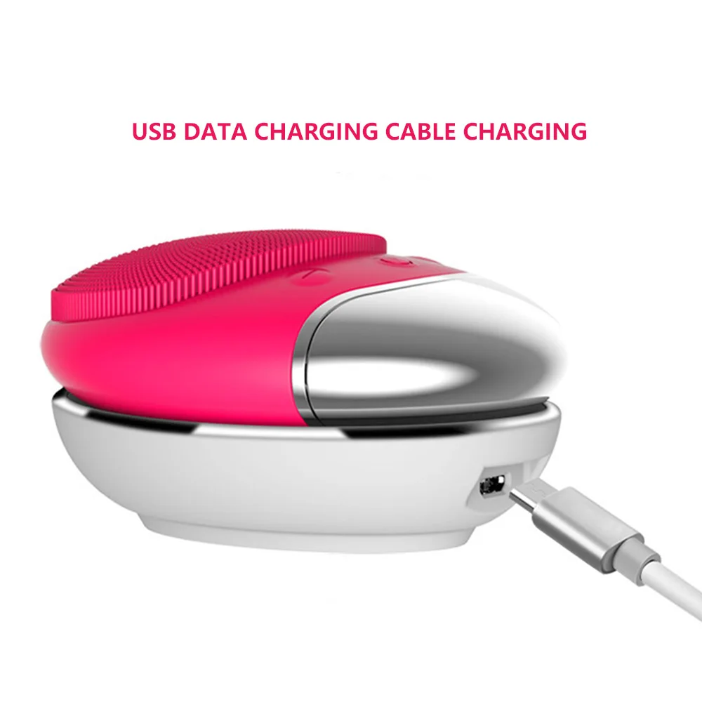 Ультразвуковая электрическая щетка для чистки лица мытья Вибрационный