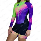 Женский костюм для триатлона Invicto macaquinha с длинным рукавом, одежда для велоспорта, мужской костюм для велоспорта, трико, комбинезон для горного велосипеда