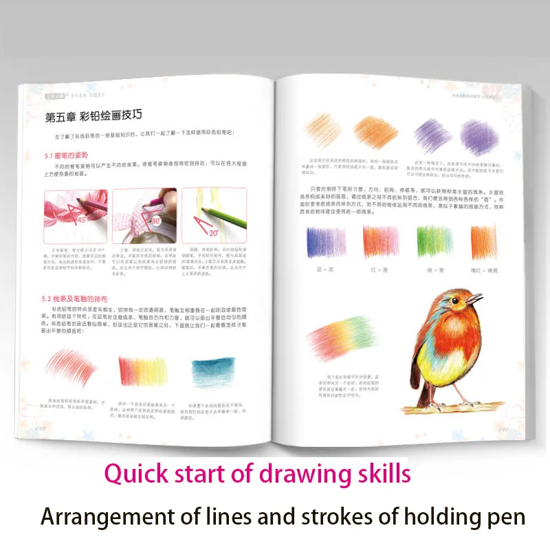 

Books Art Technique Tutorial Introduction Copy Textbook Professional Hand-Painted Flowers And Birds Animals Landscape Characters