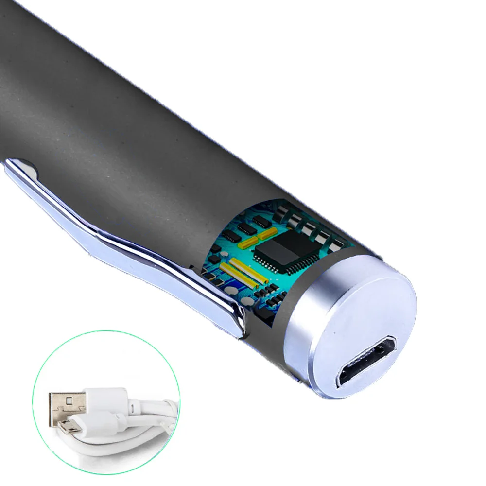 Mini Green Laser Pointer USB Charging High Power 5 MW Portable red Dot Pen Single Point Starry Lazer Quality | Канцтовары для офиса