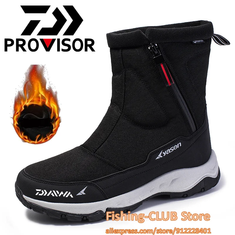 Новинка 2021 зимняя рыболовная обувь DAIWA мужские уличные Нескользящие теплые