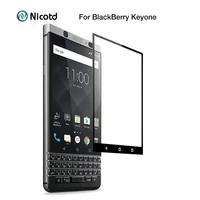 full cover protective glass for blackberry keyone 9h tempered glass for blackberry key2 screen protector guard film