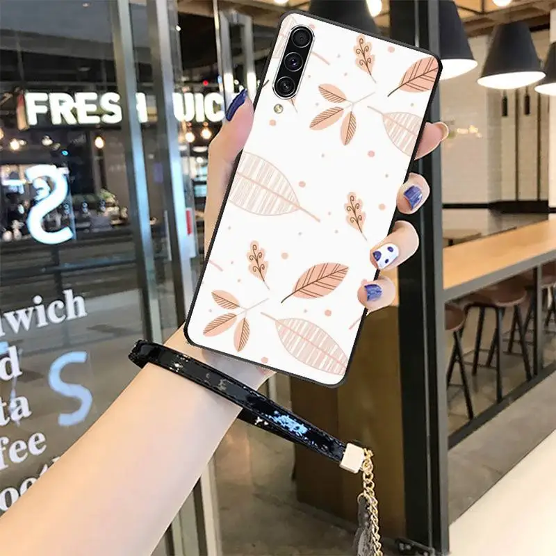 

Fashion Lavender Flower Matte Phone Case For Samsung galaxy S 7 8 9 10 20 edge A 6 10 20 30 50 51 70 note 10 plus