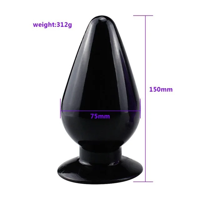 Ultra-Large Transparent Butt Plug Men and Women Masturbation Device Soft Large Anal | Sex Toys