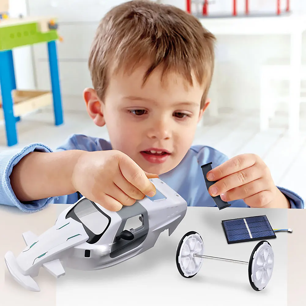 

Kids Assembled Electric Model Toy Children Solar Sports Car Science And Education Self-Assembled Four Wheel Drive Racing Toy