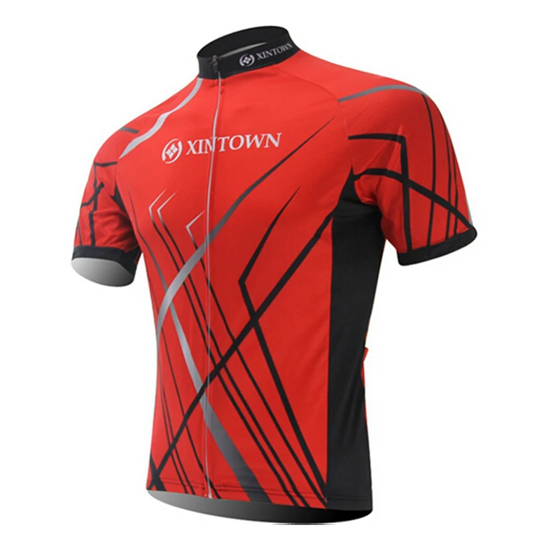CC0194 XINTOWN, Мужская велосипедная майка, Ropa Ciclismo, летняя, короткий рукав, mtb, рубашка, дорога, горный велосипед, команда, быстросохнущая, велосипедная майка, топы - Цвет: CC0194