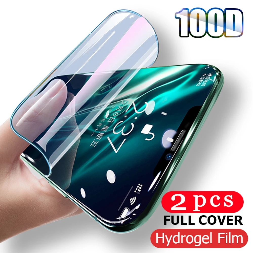 2 шт. мягкая Гидрогелевая пленка с полным покрытием для iphone 11 pro max защитная