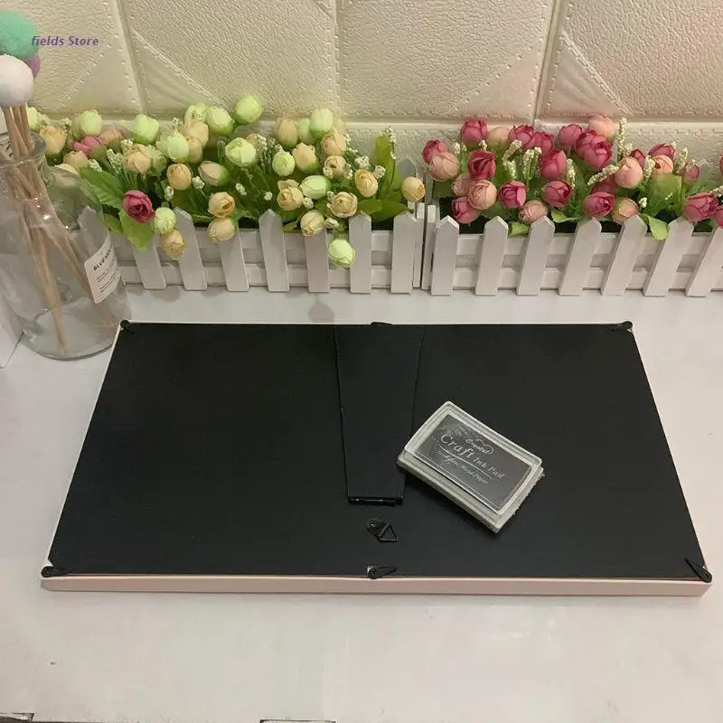 

Baby 12 Months Hand and Foot Print Commemorative Photo Frame Newborn Childhood Growth Record Creative Picture Holder