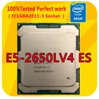 E5-2650LV4 ES Intel Ксеон E5-2650LV4 ES версия 1,5 ГГц 12 ядер возможностью погружения на глубину до 30 м Смарт Кэш Процессор процессор LGA2011-3 для x99 материнская плата