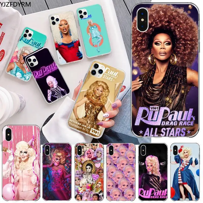 

RuPaul's Drag Race Phone Case for iphone 12 pro max mini 11 pro XS MAX 8 7 6 6S Plus X 5S SE 2020 XR cover