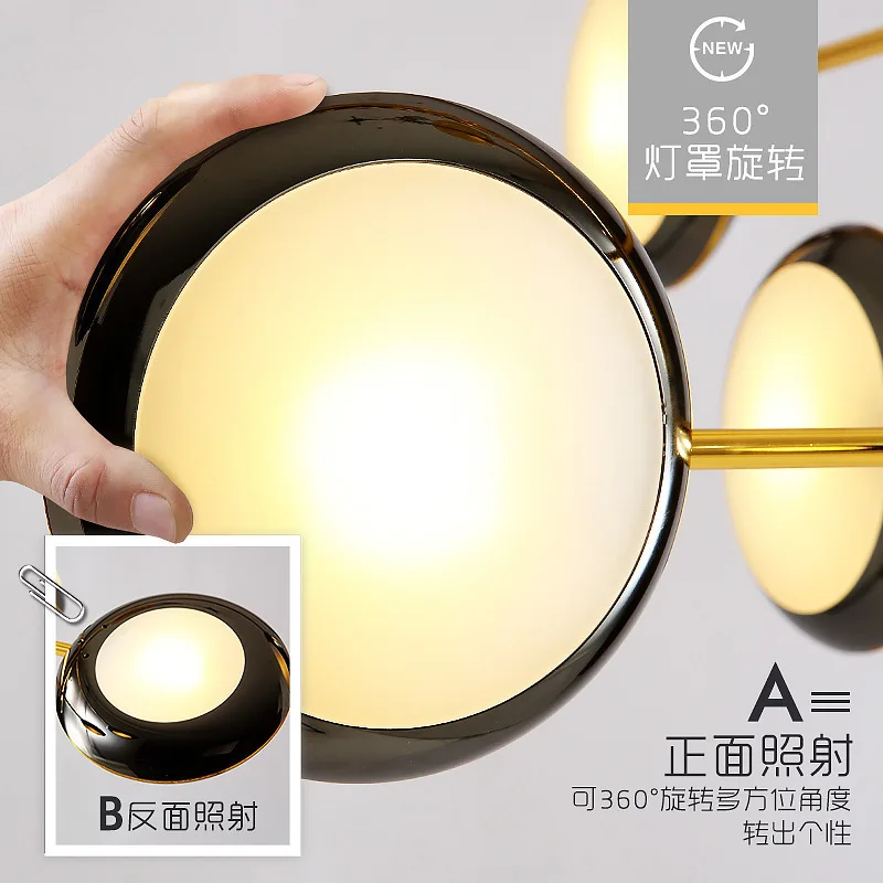 Современные светодиодные подвесные светильники для столовой кухни гостиной