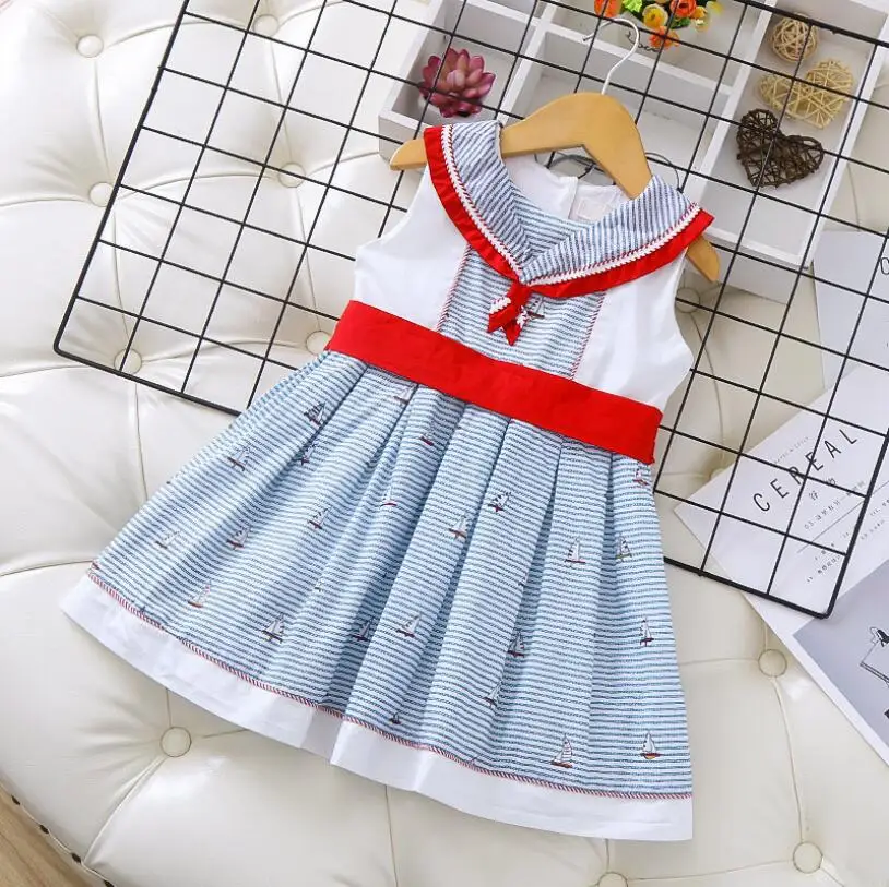 2020 летнее платье для девочек оптовая продажа хлопковые платья принцессы с